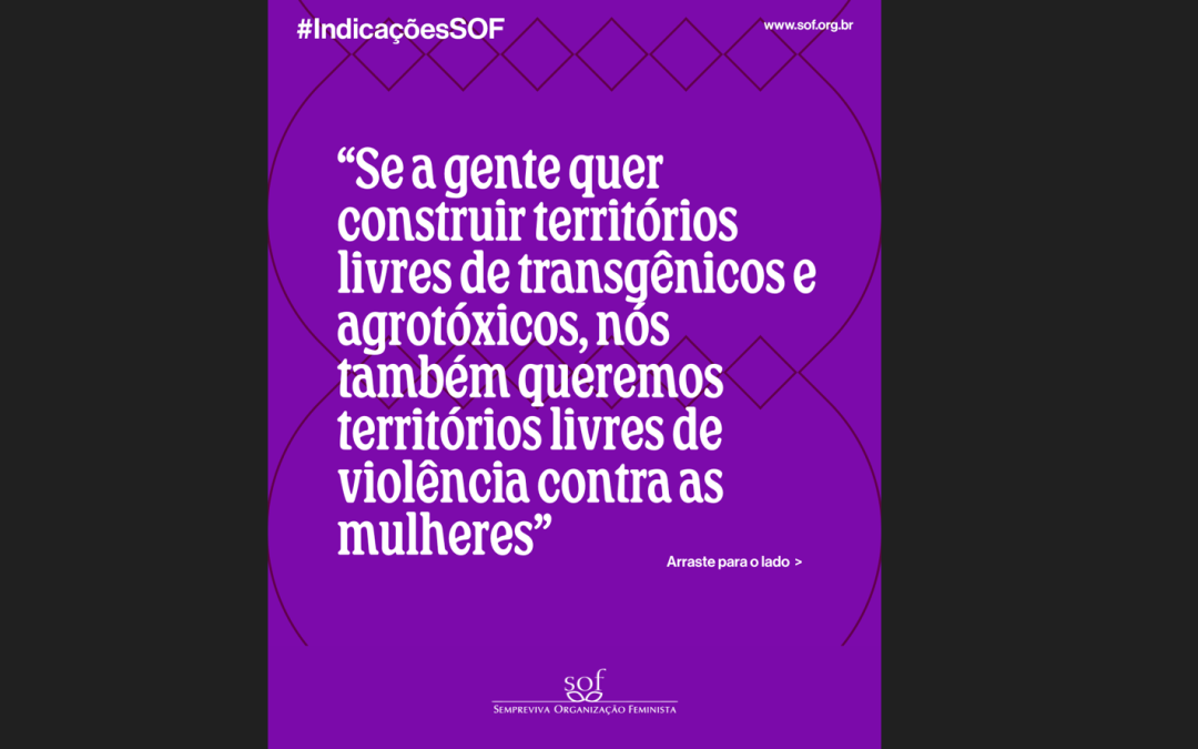 “Se a gente quer construir territórios livres de transgênicos e agrotóxicos, nós também queremos territórios livres de violência contra as mulheres”