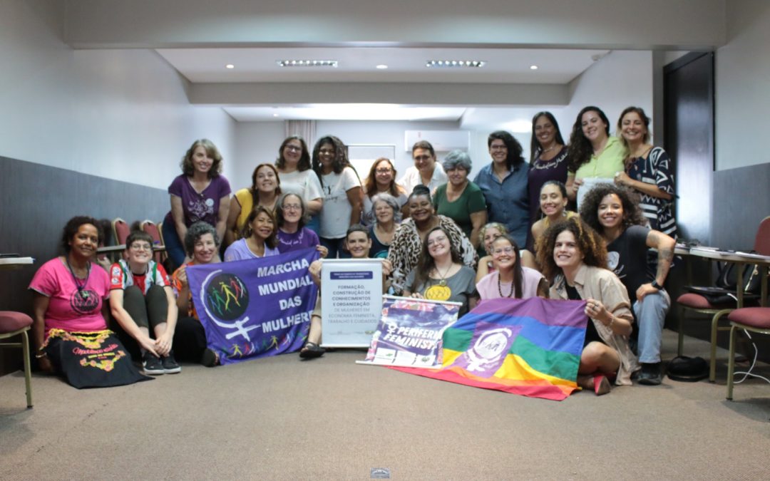 Em Florianópolis, militantes da MMM do Rio Grande do Sul, Paraná e Santa Catarina participam da formação “Multiplicadoras da economia feminista” organizada pela SOF